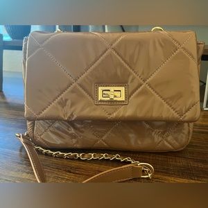 Nude Quilted Purse